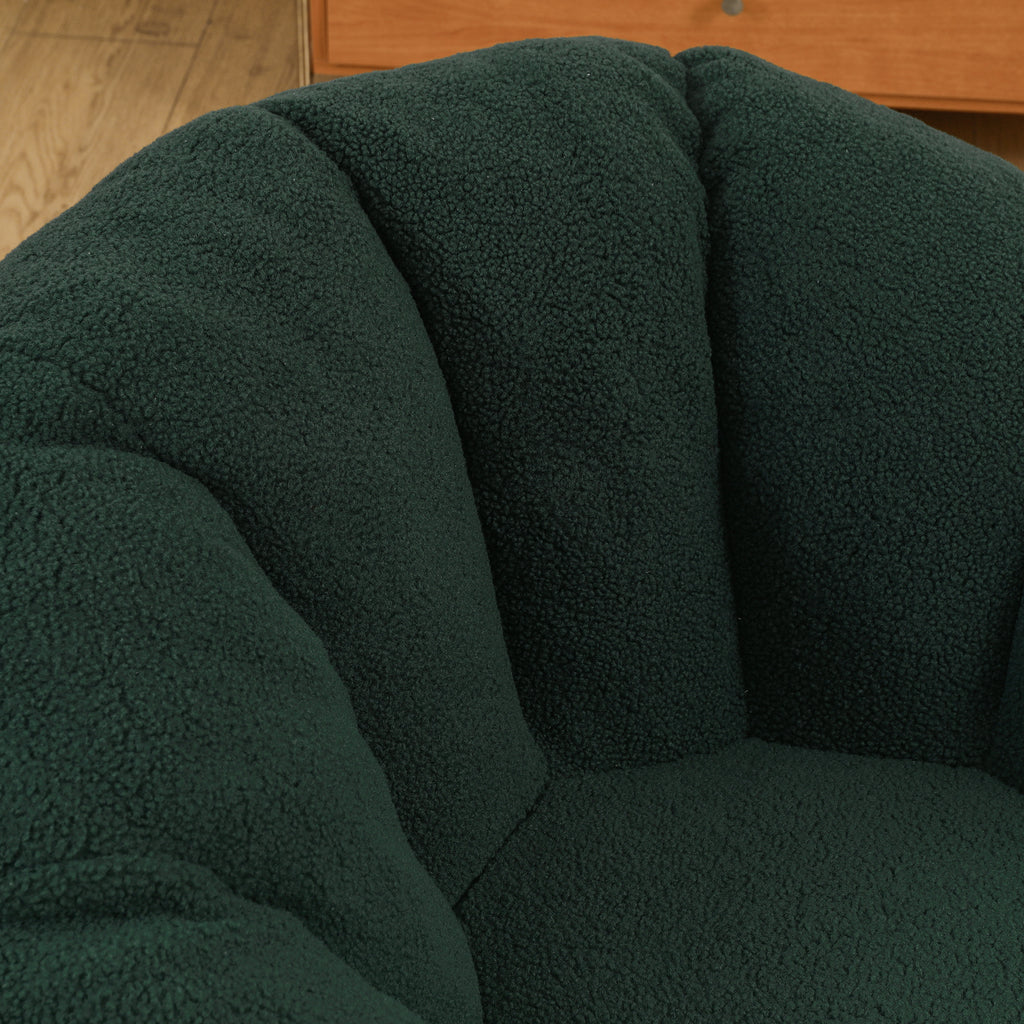 Foam Bean Bag Chair with Armrests