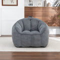 Giant Corduroy Bean Bag Chair with Armrests