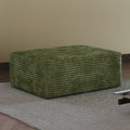 Green Upholstered Ottoman