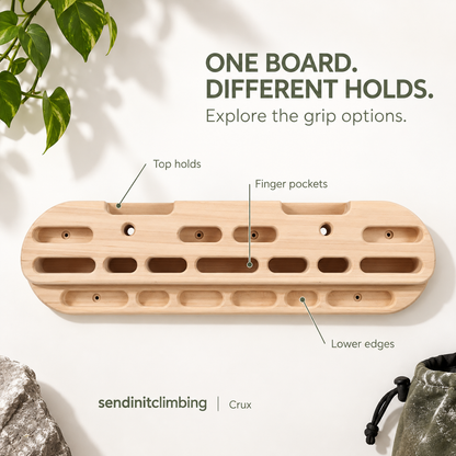 CRUX BOARD - Portable Hangboard