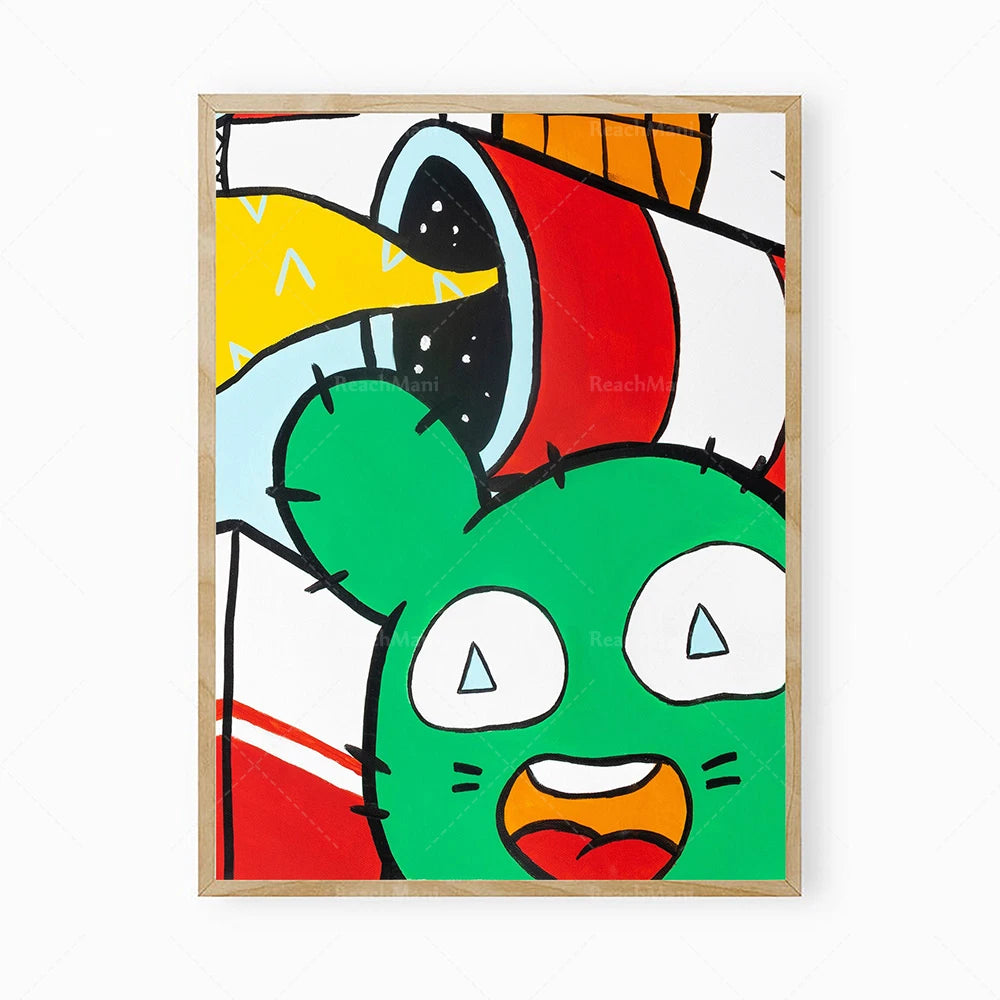 Graffiti Wall Art Set, 3 Pieces
