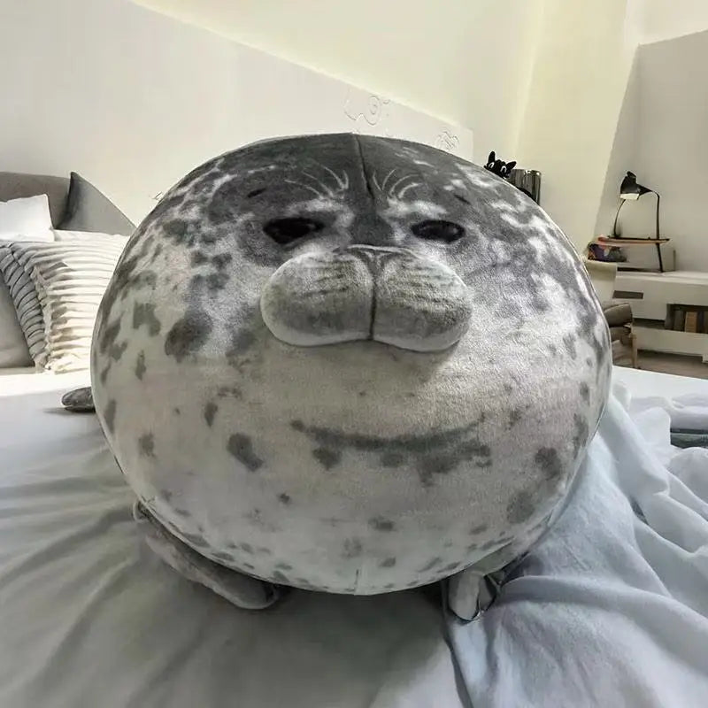 Blob Seal Plush Pillow