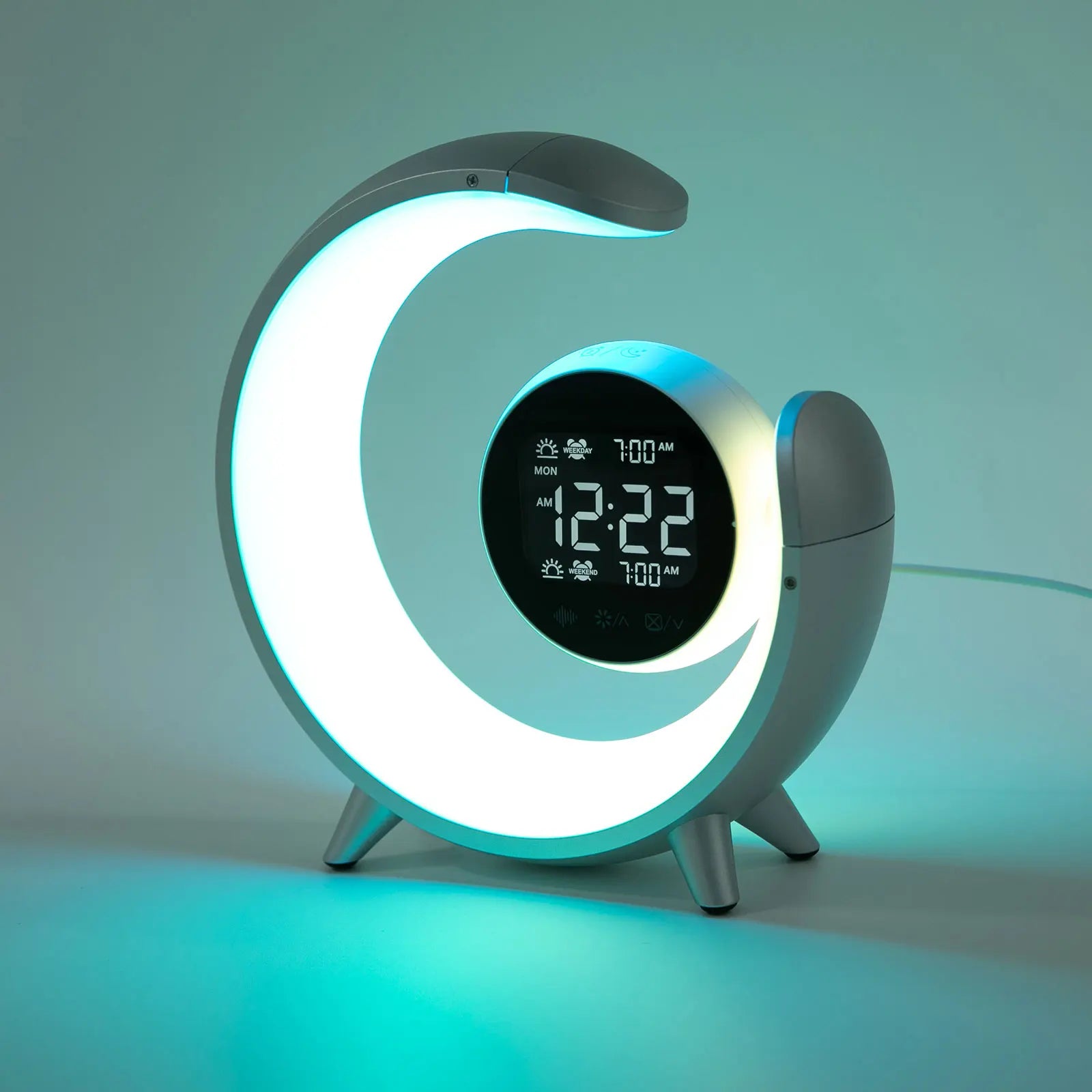 Bedside Night Light with 360 Degree Speaker
