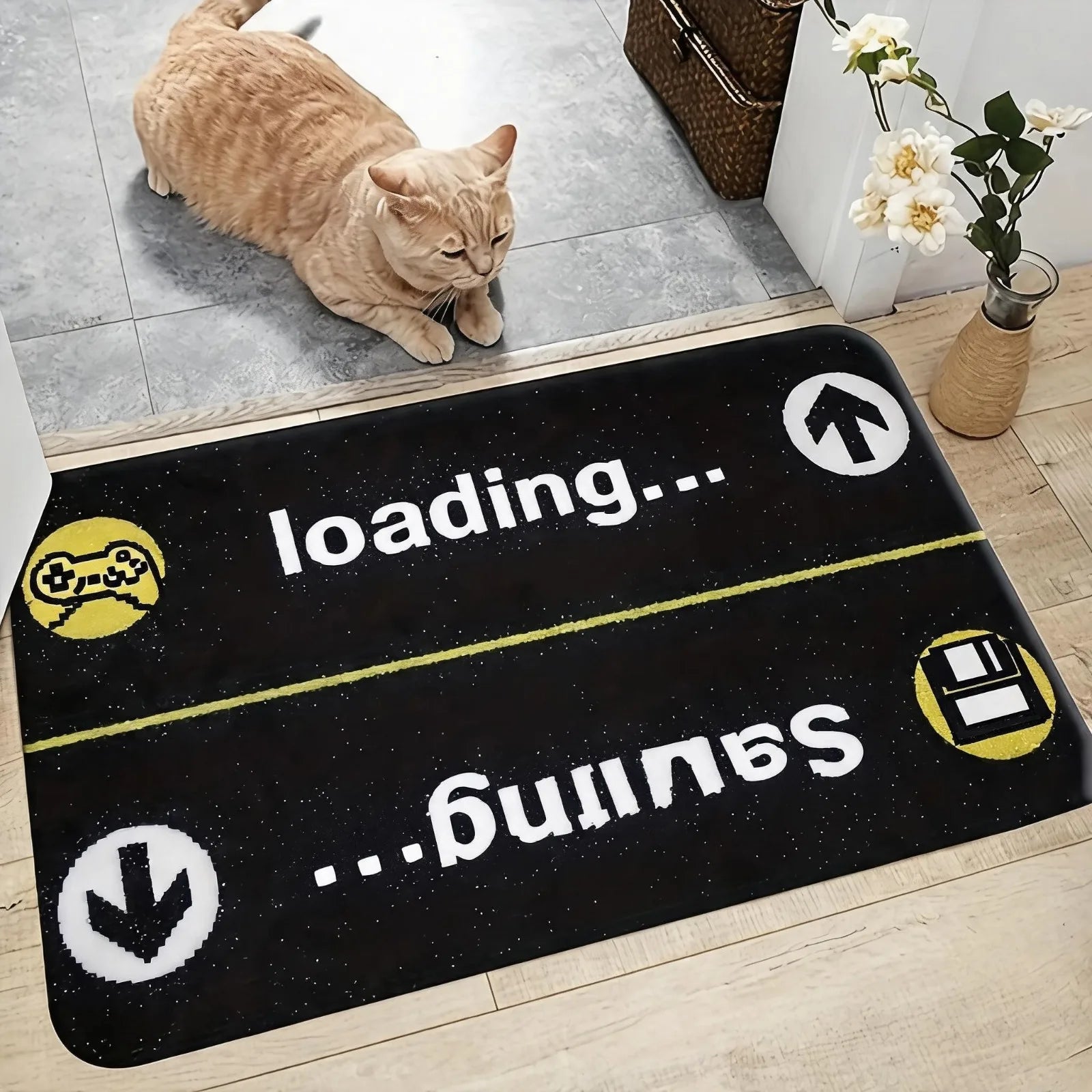 Airport Departure Board Doormat