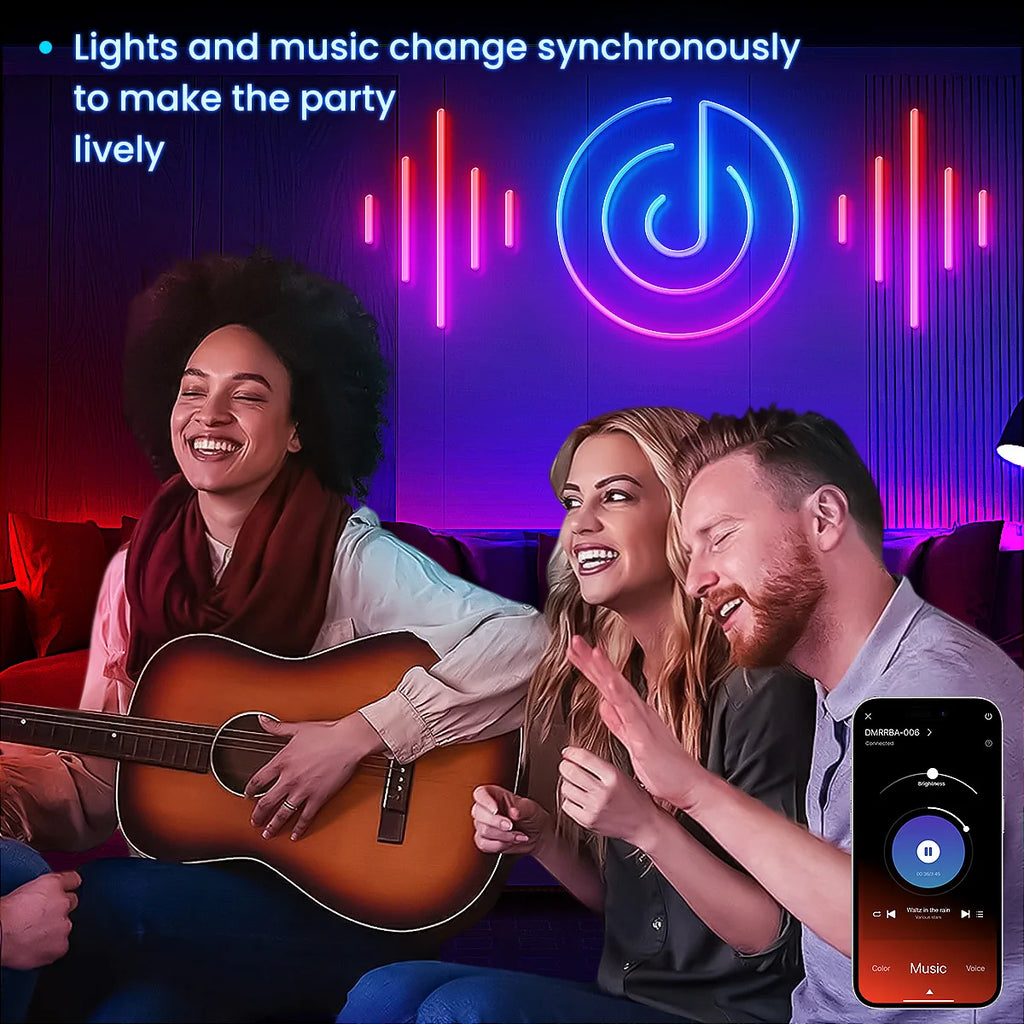 Flexible Neon Rope Lights with App Control