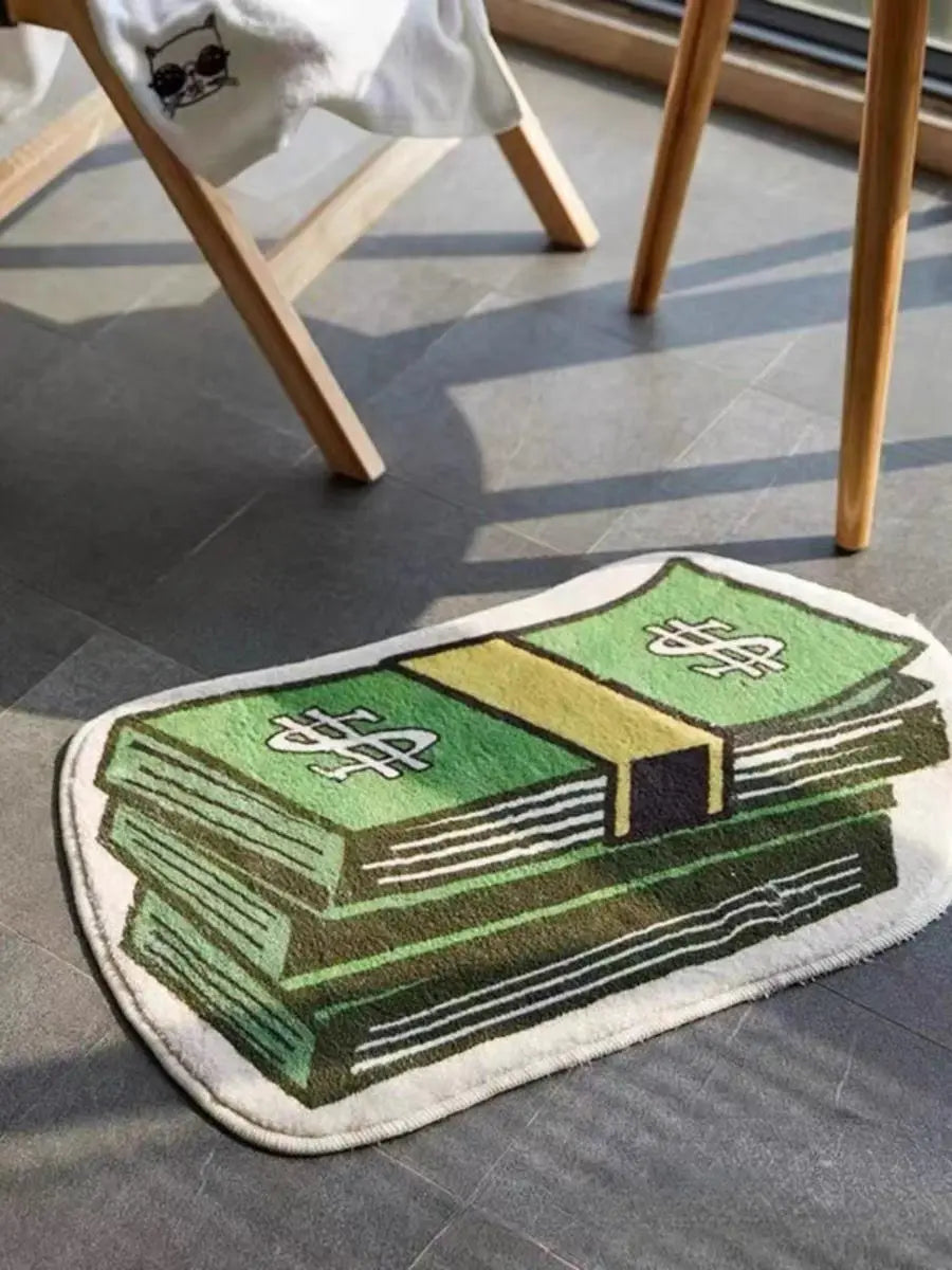 Coin Pattern Doormat and Floor Rug