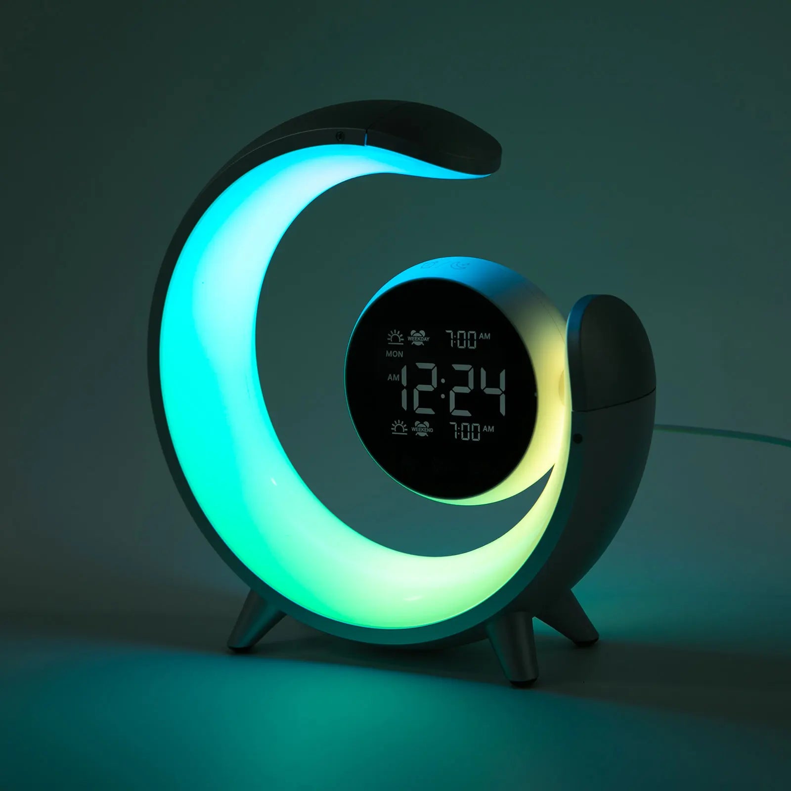 Bedside Night Light with 360 Degree Speaker