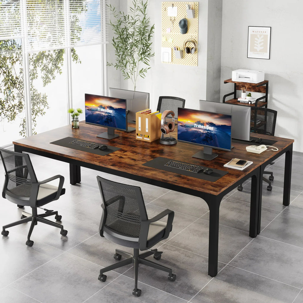 Extra Long Two Person Desk, 78.7 Inch