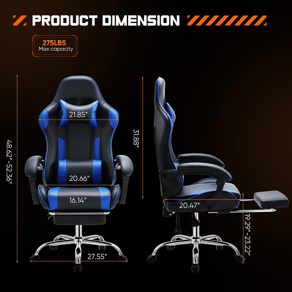Racing Style Leather Gaming Chair