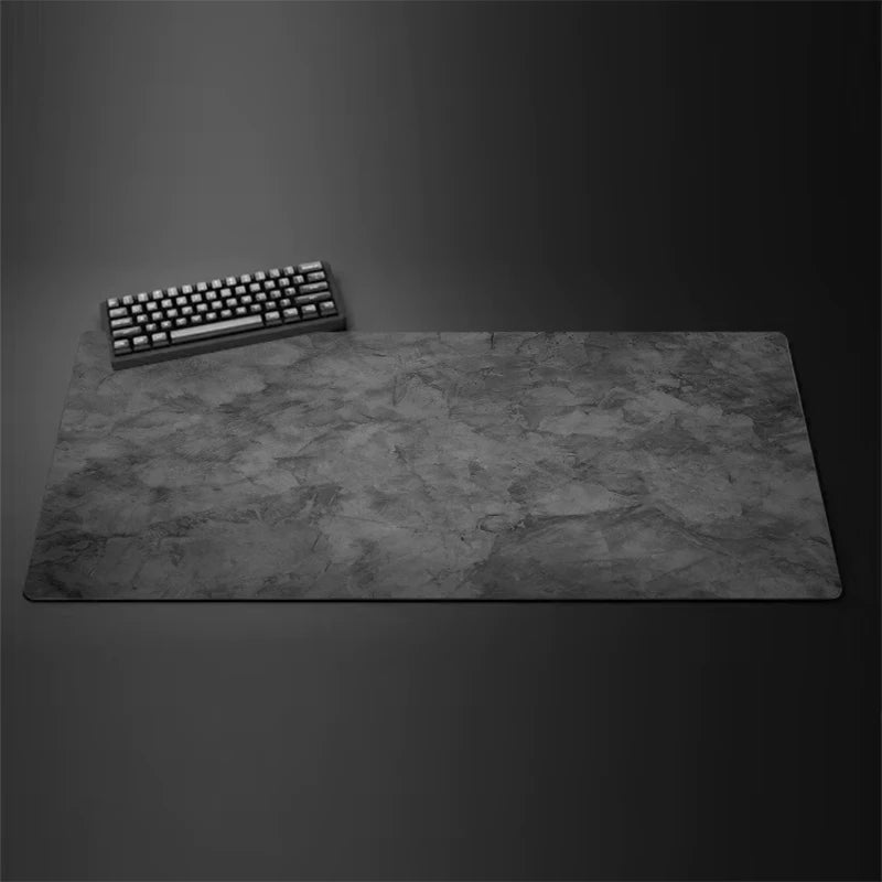 Extra Large Gray Desk Mat and Mouse Pad