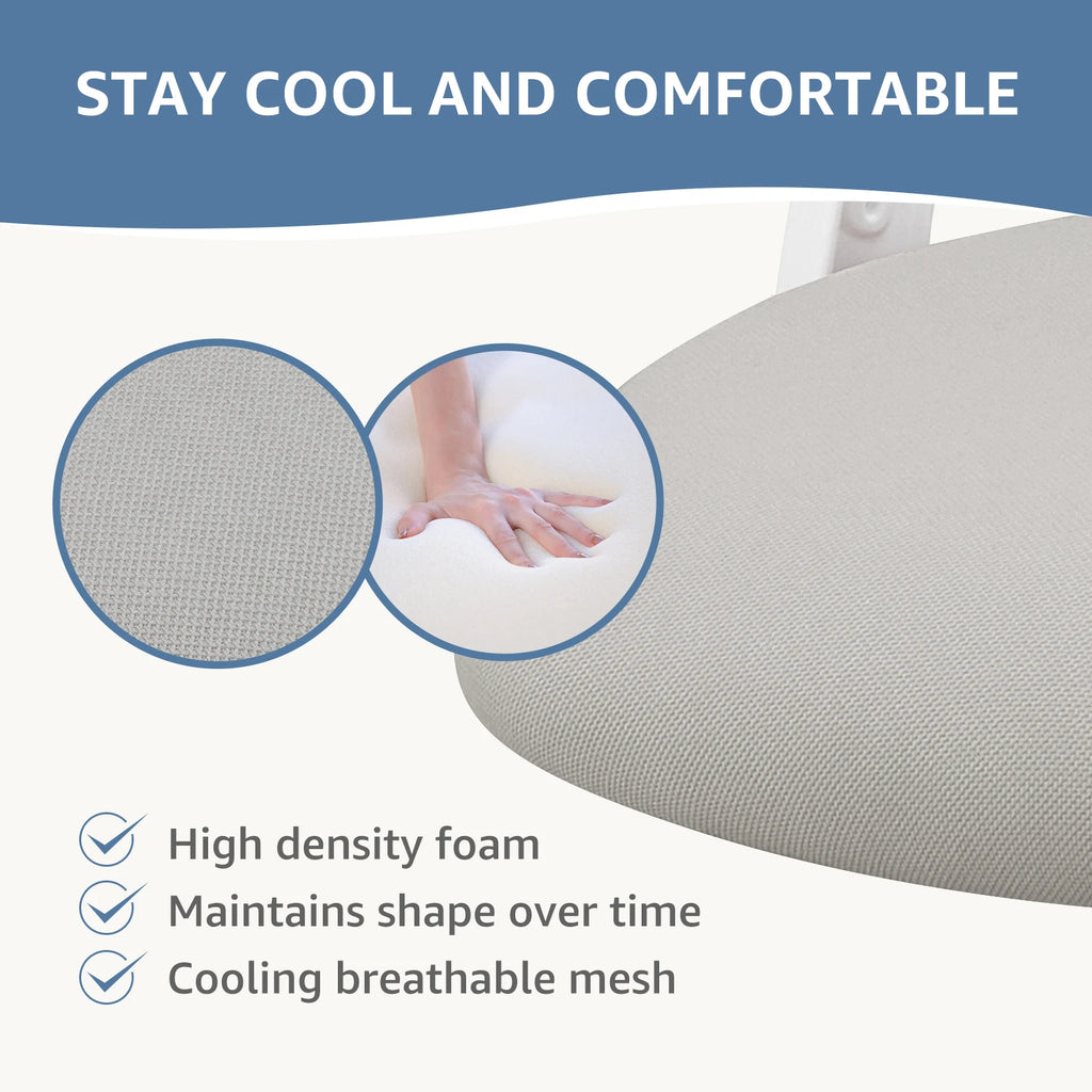 Mesh Office Chair with Adjustable Headrest