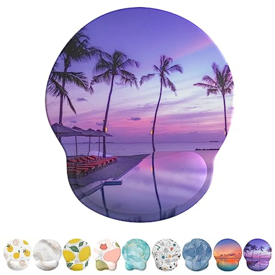 Mouse Pad with Gel Wrist Rest