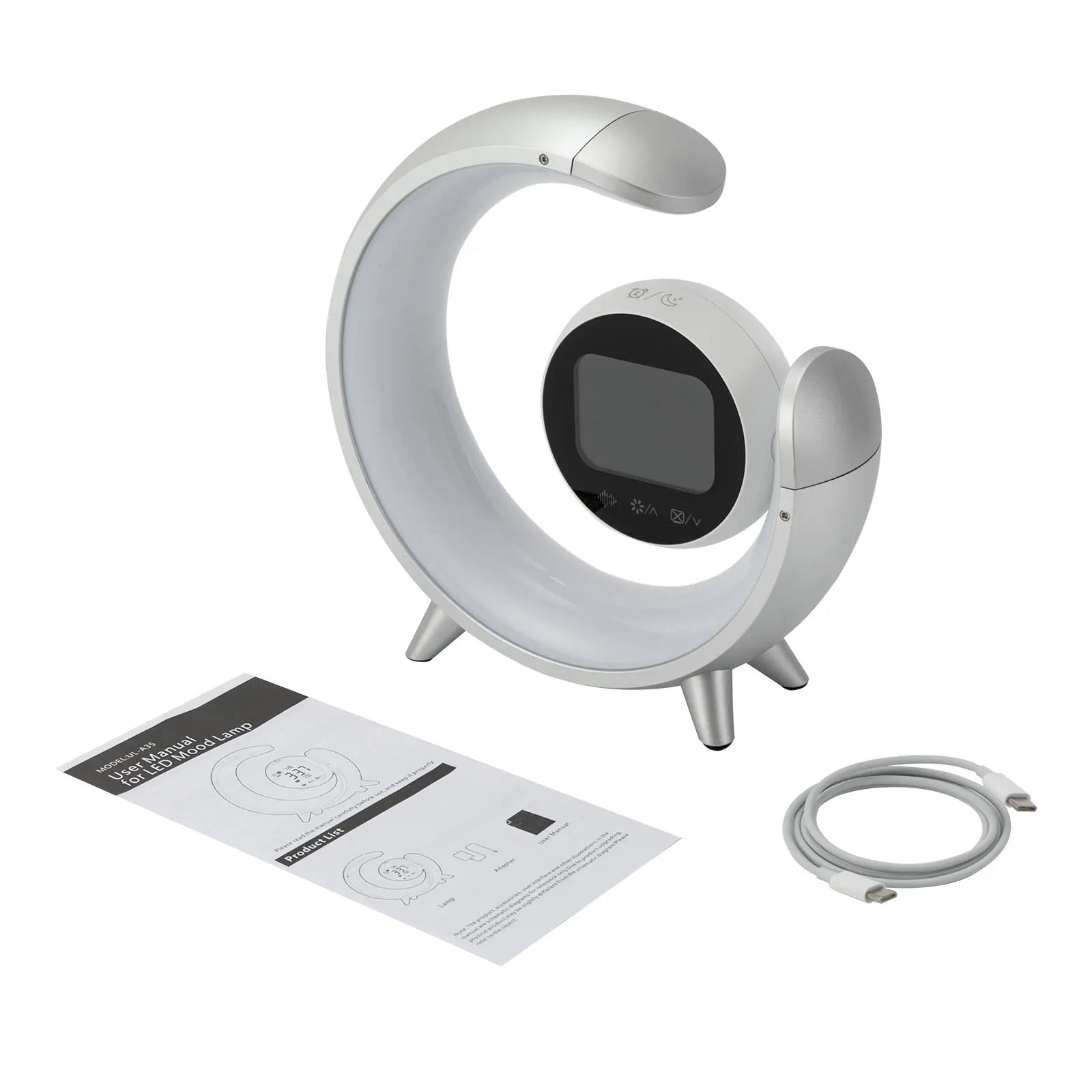 Bedside Night Light with 360 Degree Speaker