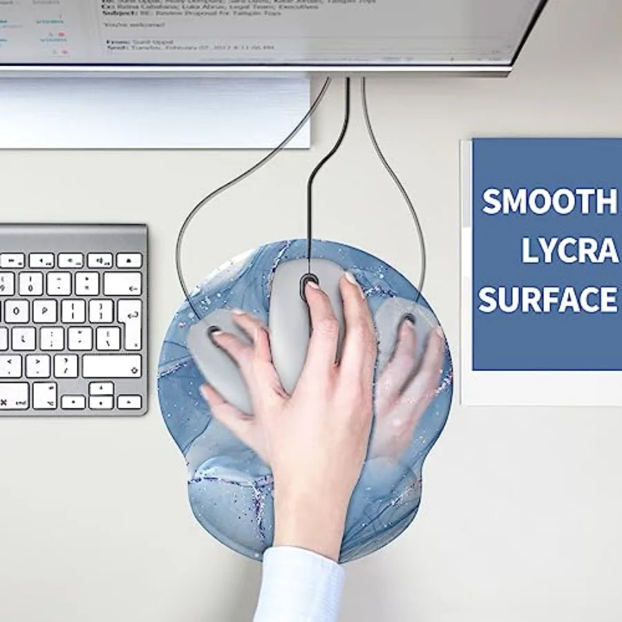 Mouse Pad with Gel Wrist Rest