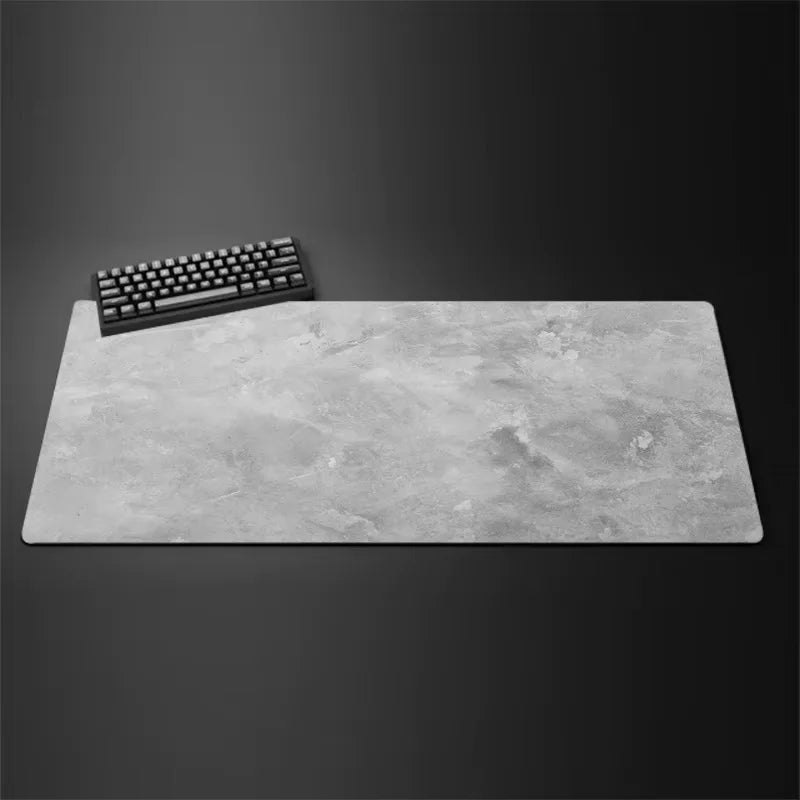 Extra Large Gray Desk Mat and Mouse Pad