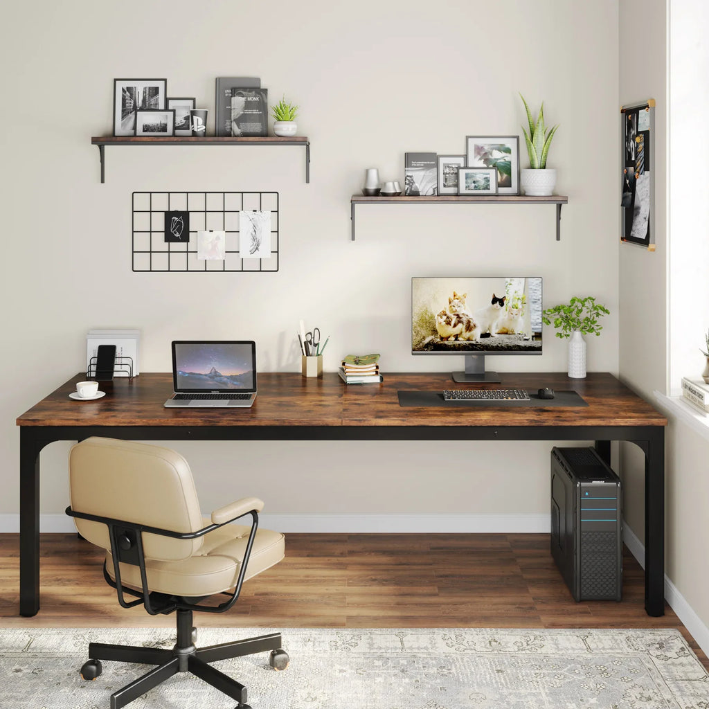 Extra Long Two Person Desk, 78.7 Inch