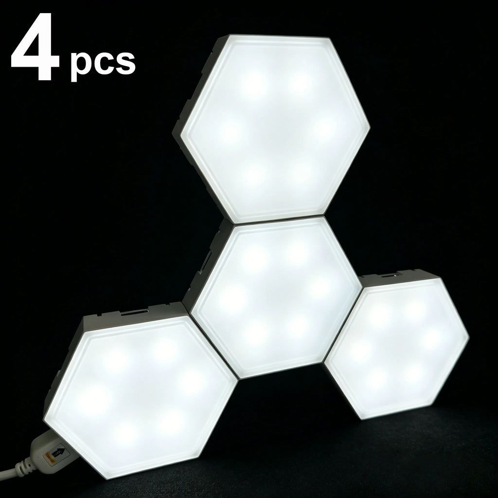 Modular Hexagon LED Wall Lights