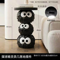 Cartoon Face Round Resin Side Table
