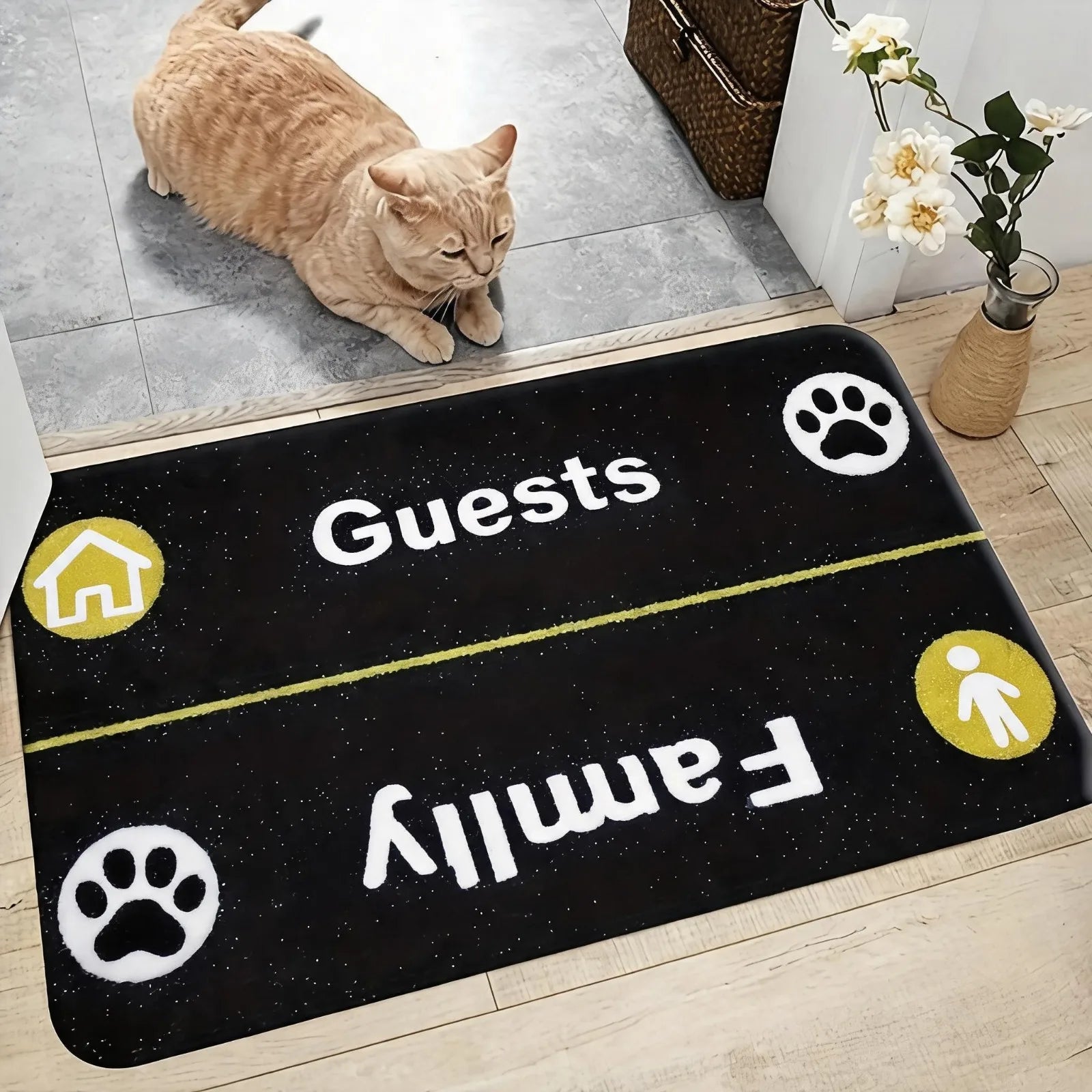 Airport Departure Board Doormat