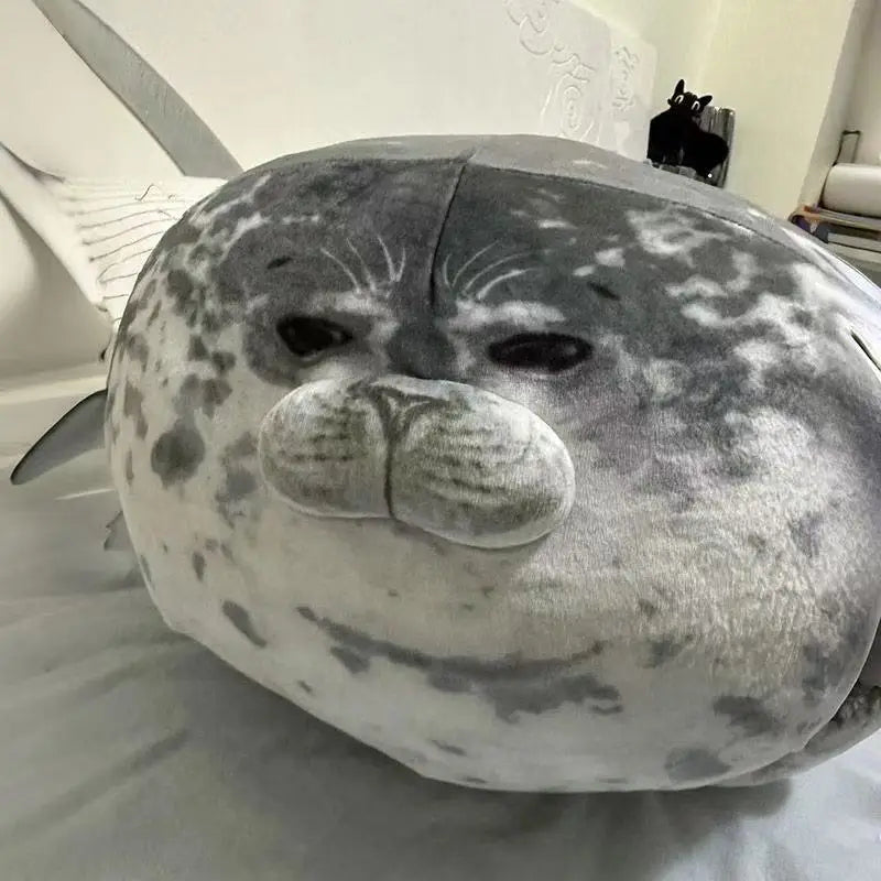 Blob Seal Plush Pillow