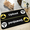 Airport Departure Board Doormat