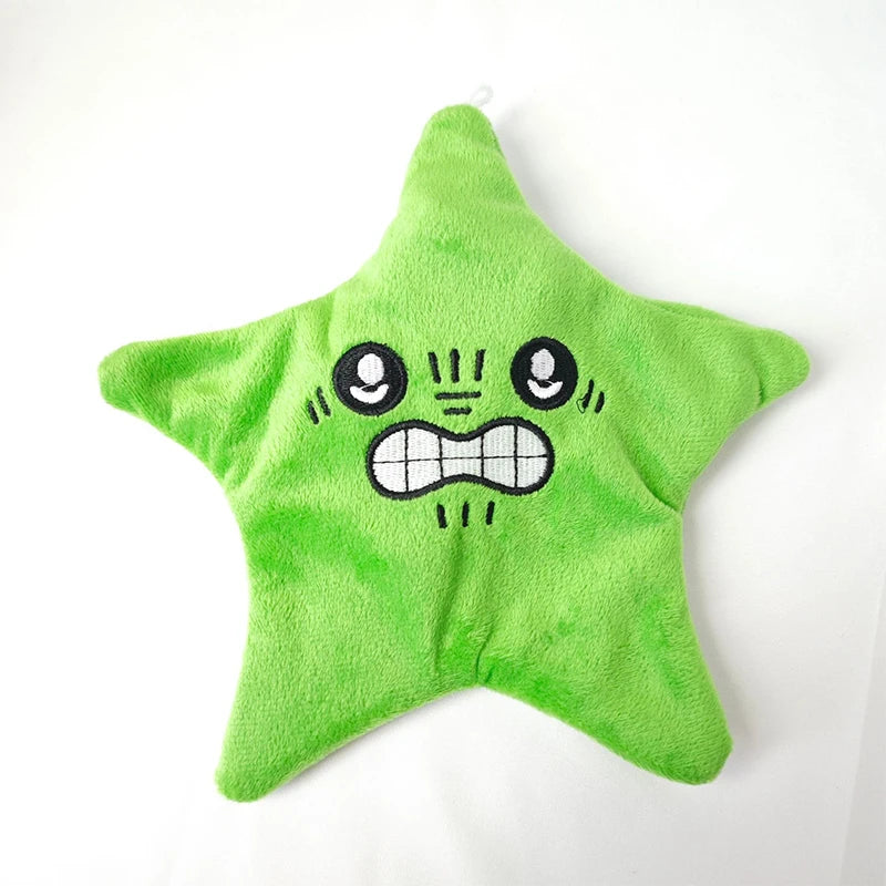 Jumping Star Plush Keychain