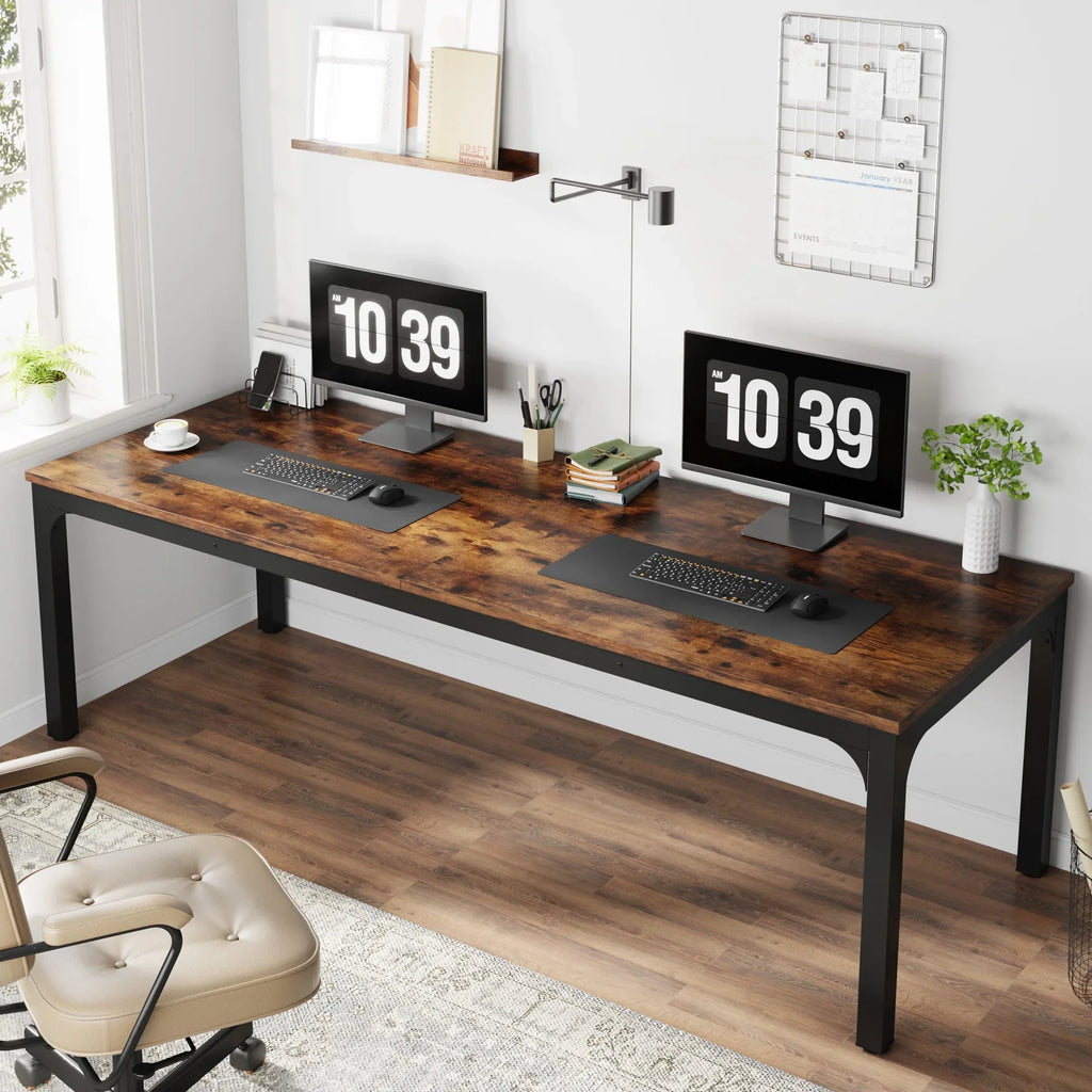 Extra Long Two Person Desk, 78.7 Inch