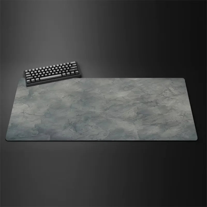 Extra Large Gray Desk Mat and Mouse Pad