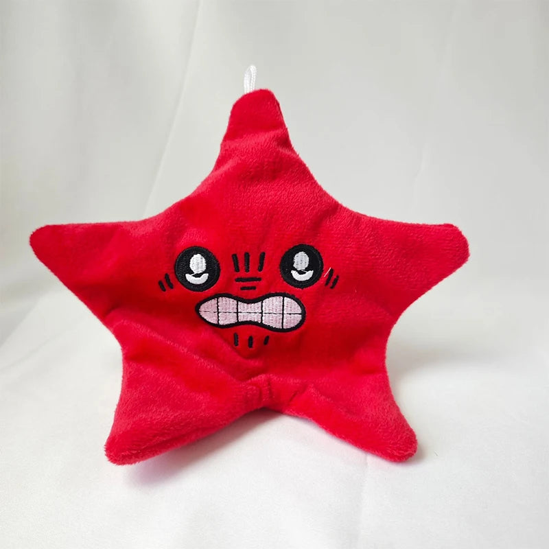 Jumping Star Plush Keychain