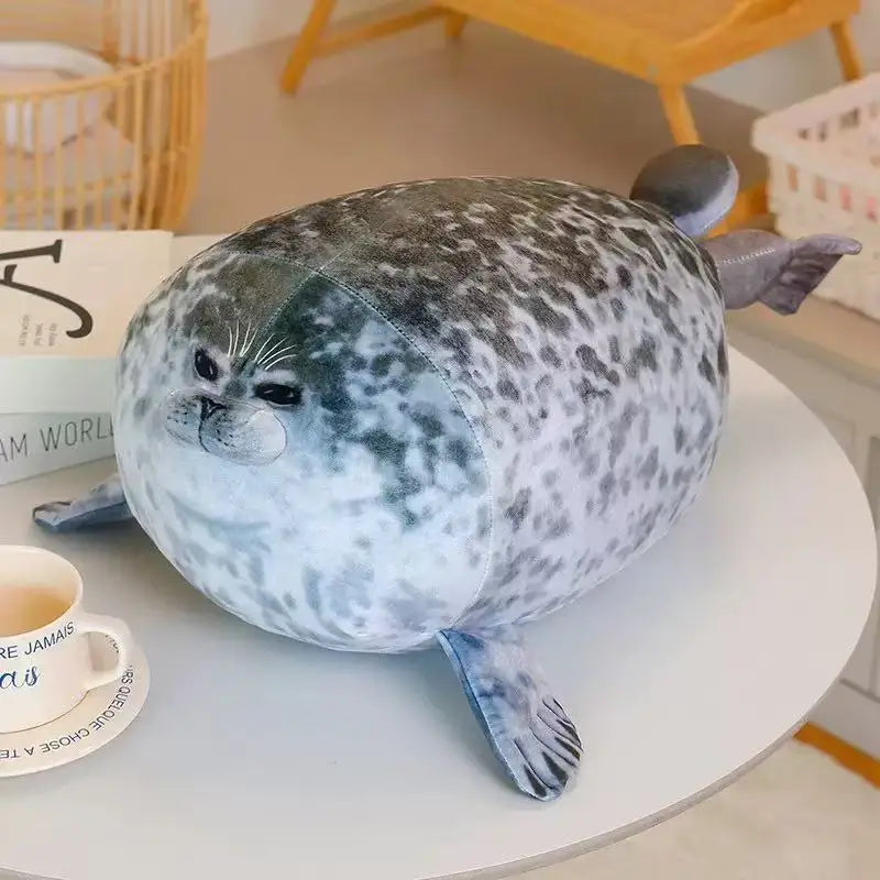Blob Seal Plush Pillow