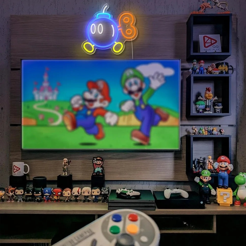Dimmable USB Neon Sign for Game Rooms