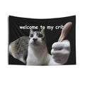 Funny Cat Tapestry Wall Hanging