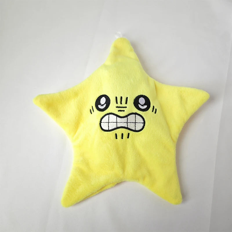 Jumping Star Plush Keychain