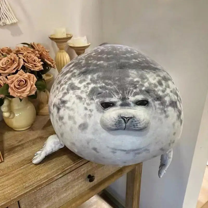 Blob Seal Plush Pillow