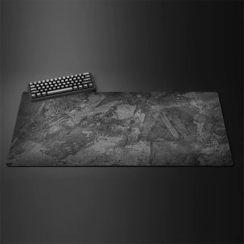 Extra Large Gray Desk Mat and Mouse Pad