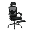 Reclining Mesh Gaming Chair with Lumbar Pillow