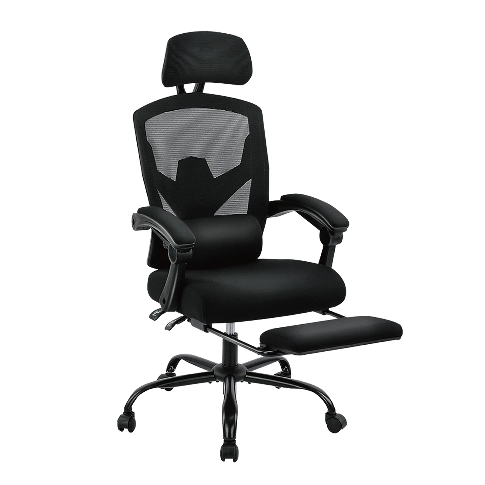 Reclining Mesh Gaming Chair with Lumbar Pillow