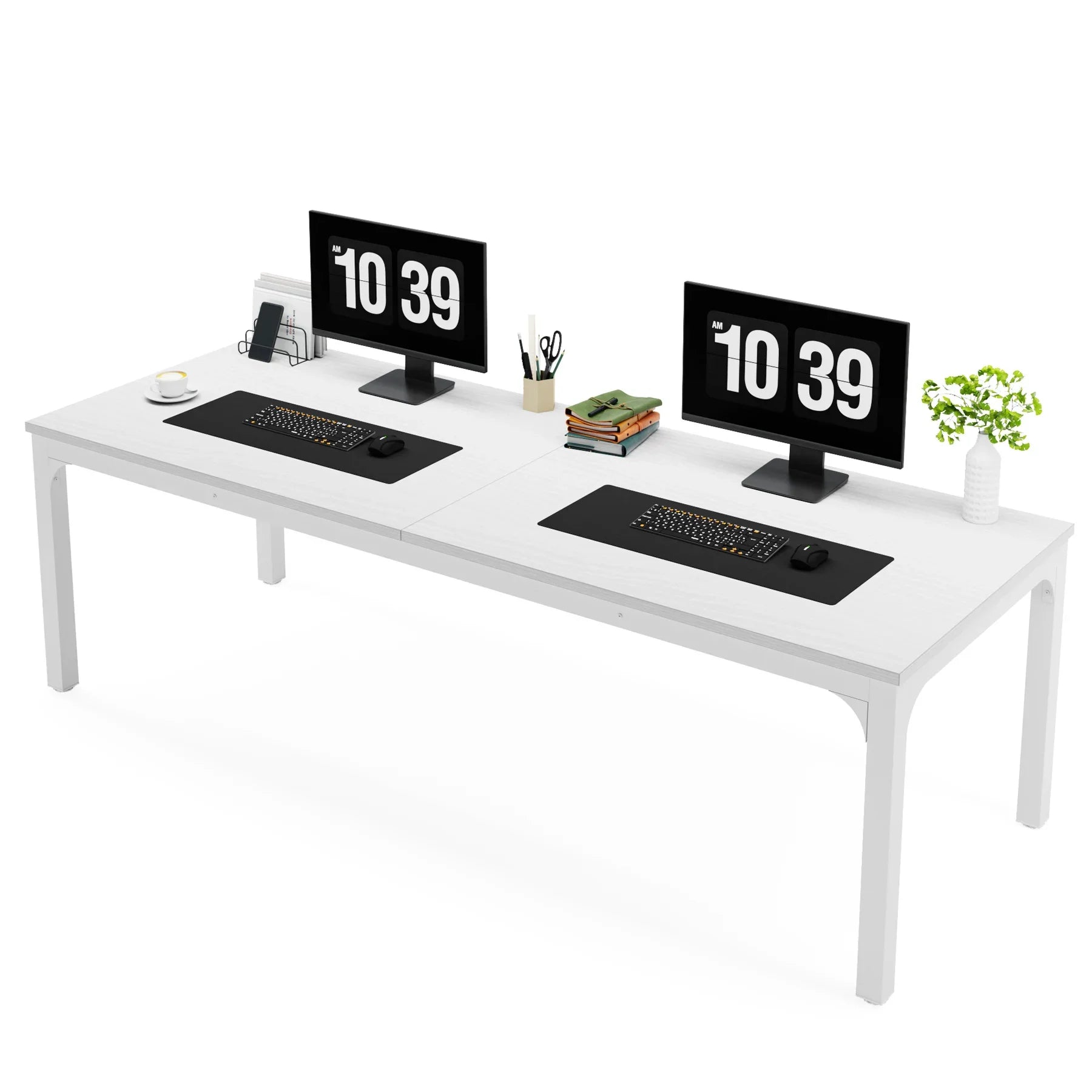 Extra Long Two Person Desk, 78.7 Inch