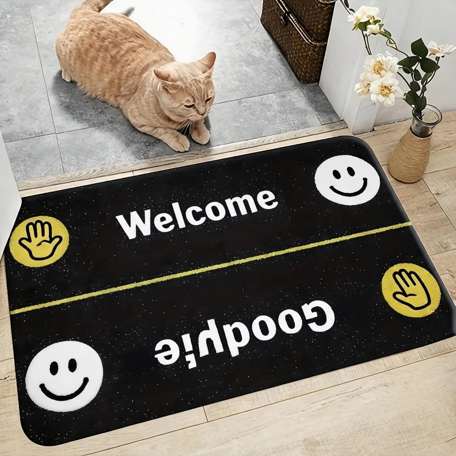 Airport Departure Board Doormat
