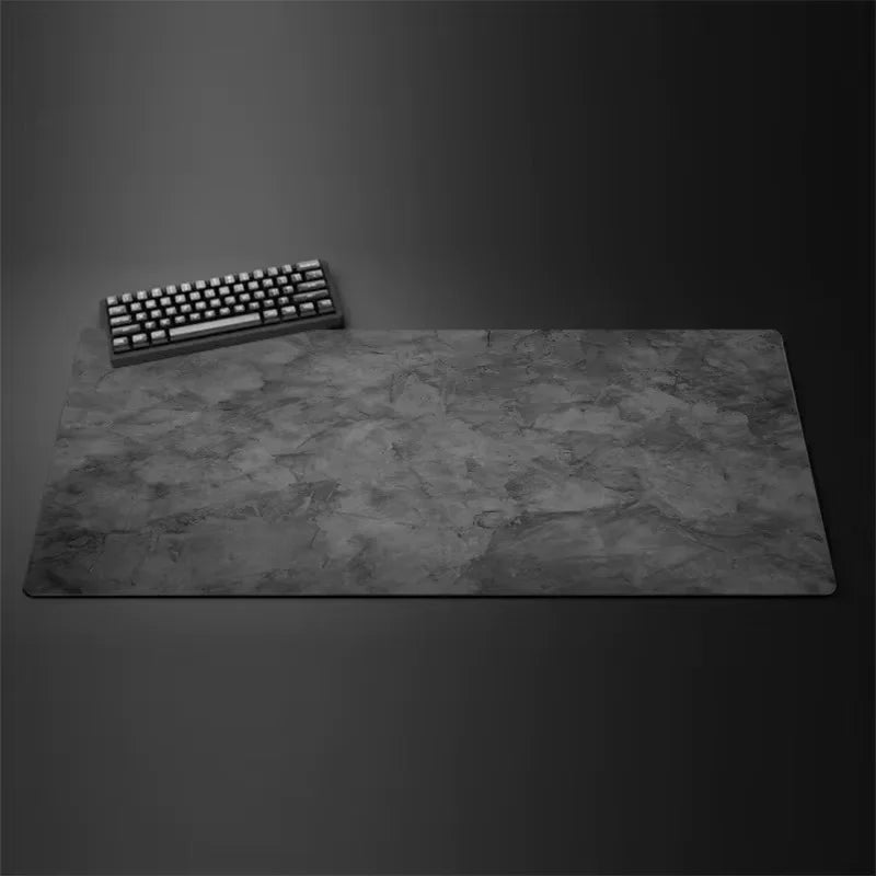 Extra Large Gray Desk Mat and Mouse Pad