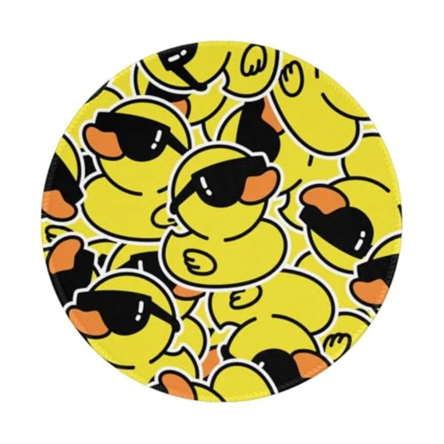 Round Yin Yang Mouse Pad, 8 Inch
