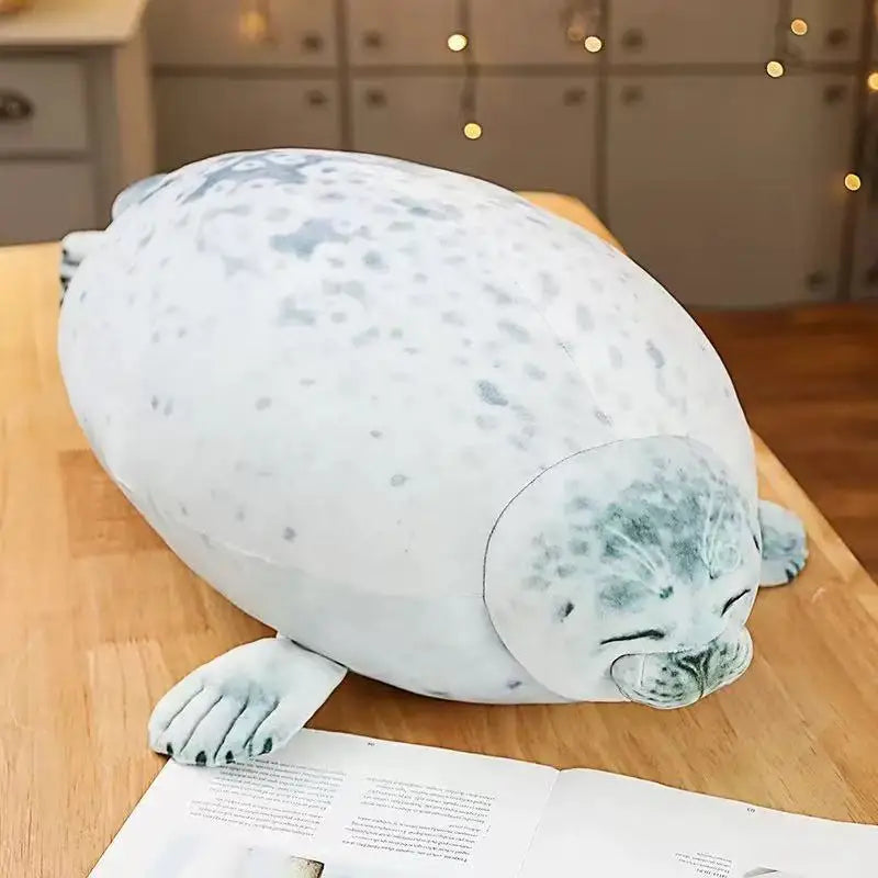 Blob Seal Plush Pillow