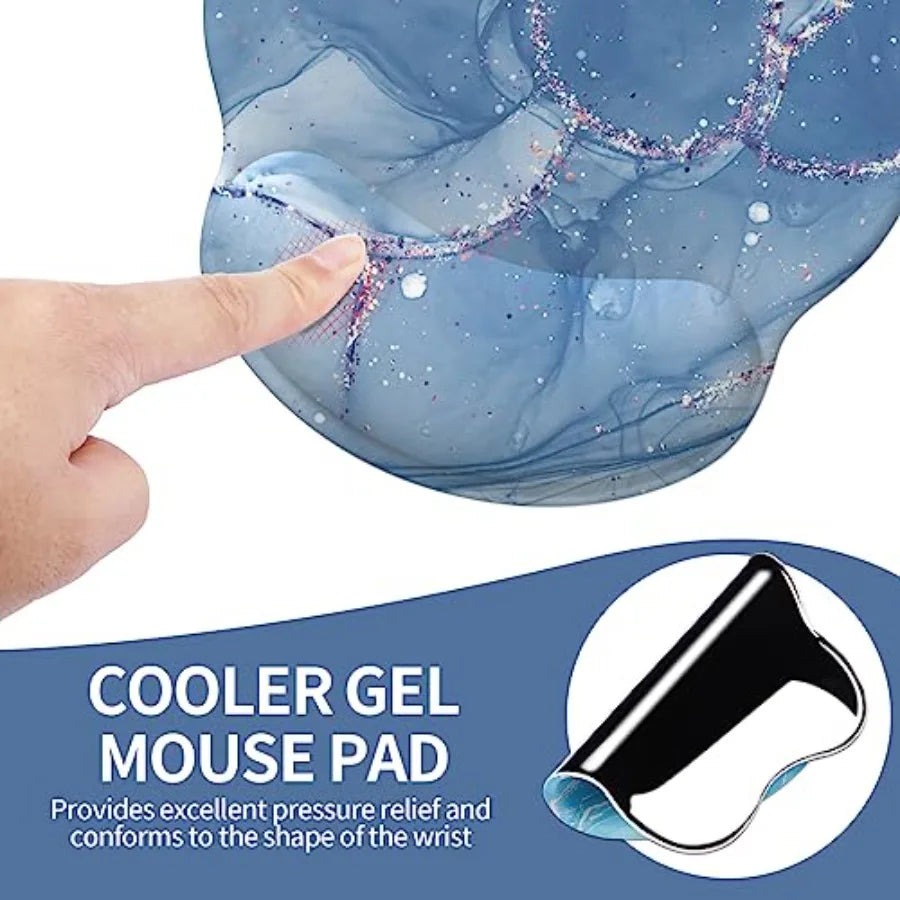 Mouse Pad with Gel Wrist Rest