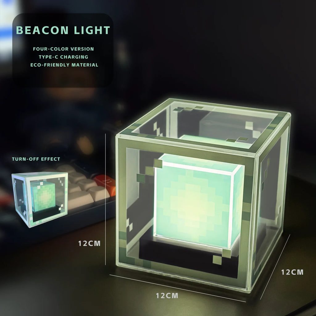 Pixel Beacon Desk Lamp, Rechargeable