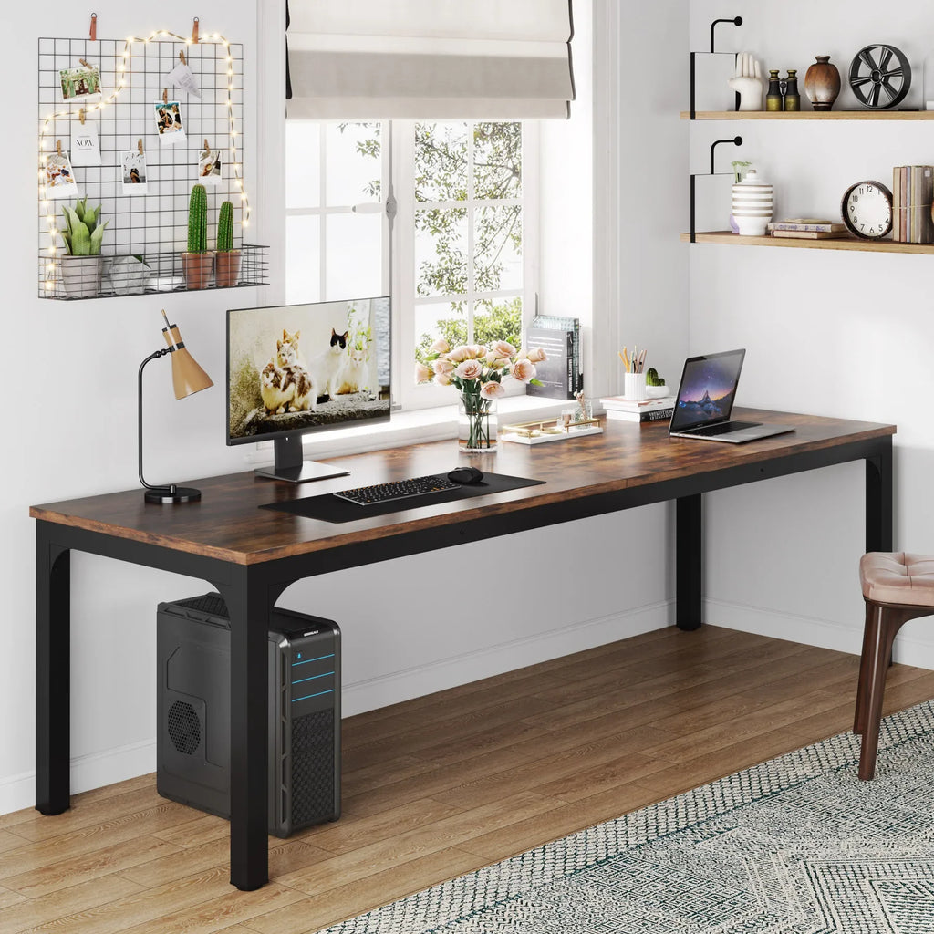 Extra Long Two Person Desk, 78.7 Inch