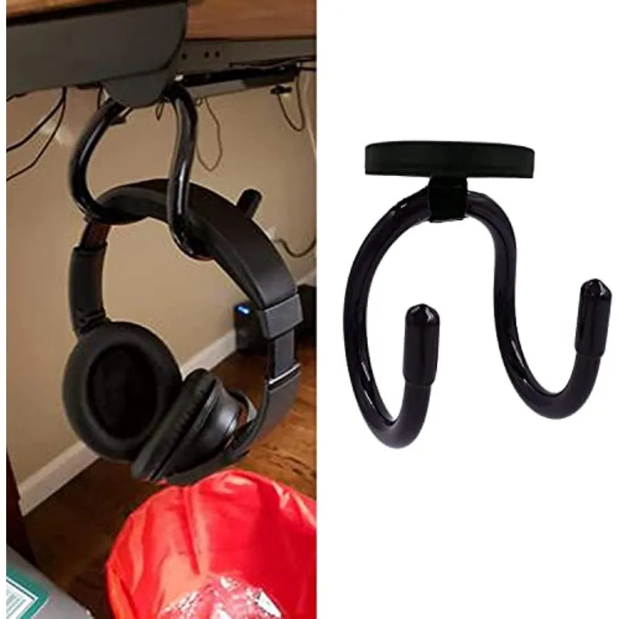 Magnetic Under Desk Headphone Holder