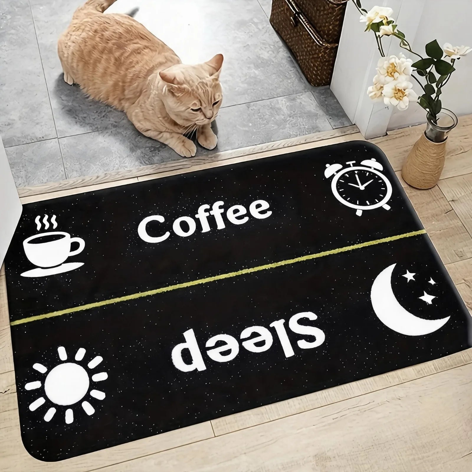 Airport Departure Board Doormat