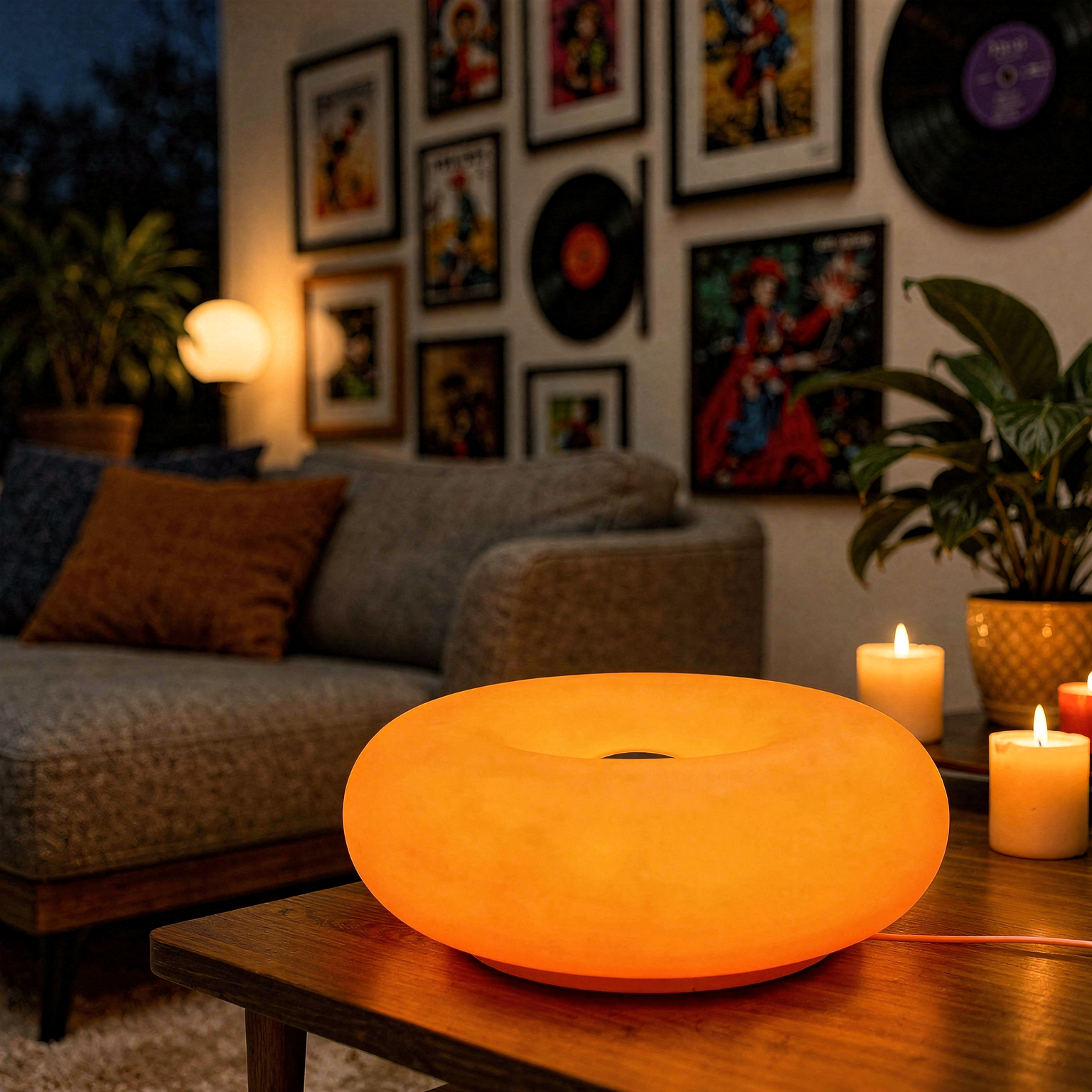 Bauhaus Donut Table Lamp hero angle