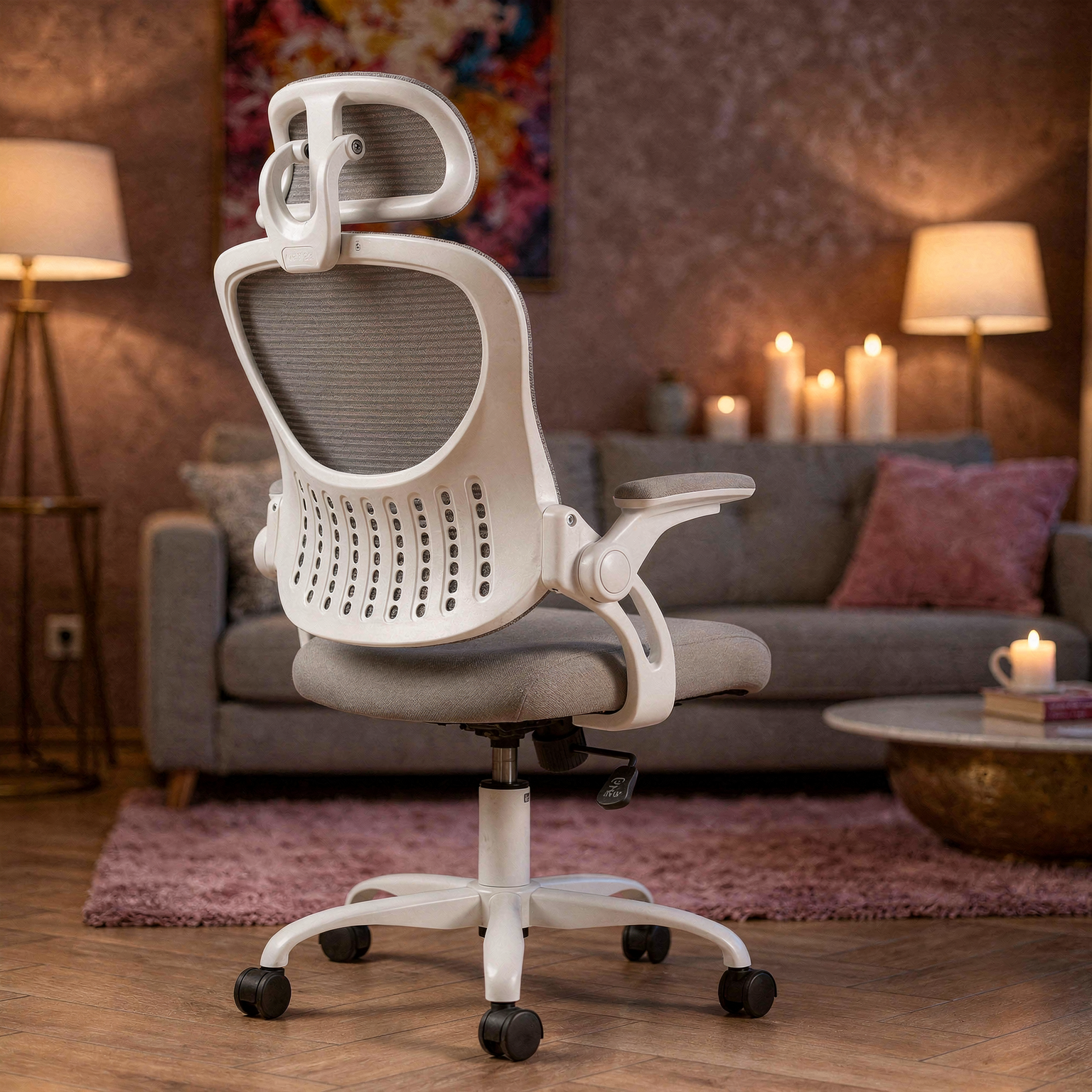 JHK Mesh Ergonomic Office Desk Chair hero angle