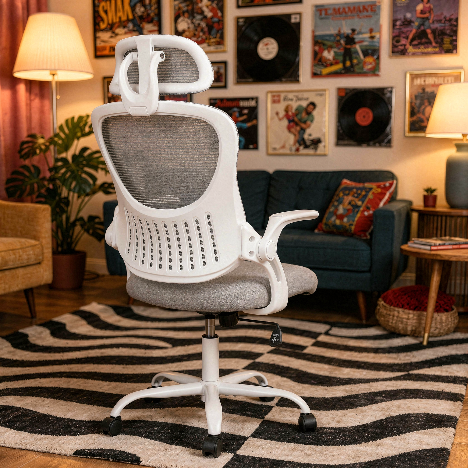 JHK Mesh Ergonomic Office Desk Chair detail